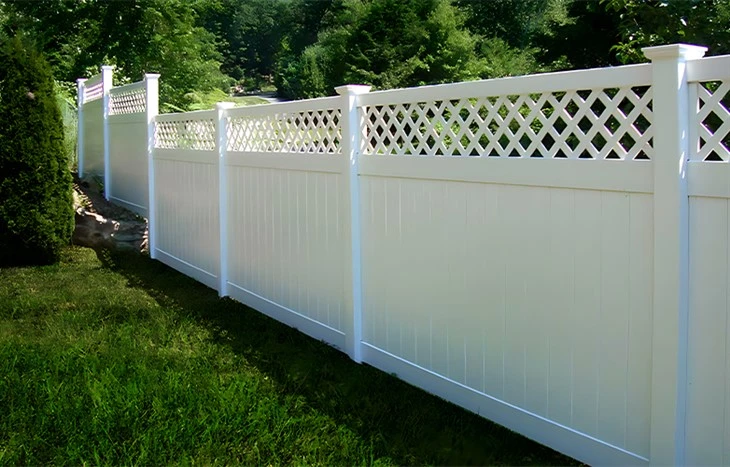 Vinyl Lattice Privacy Fence